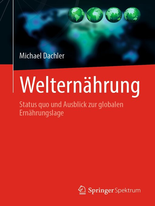 Title details for Welternährung by Michael Dachler - Available